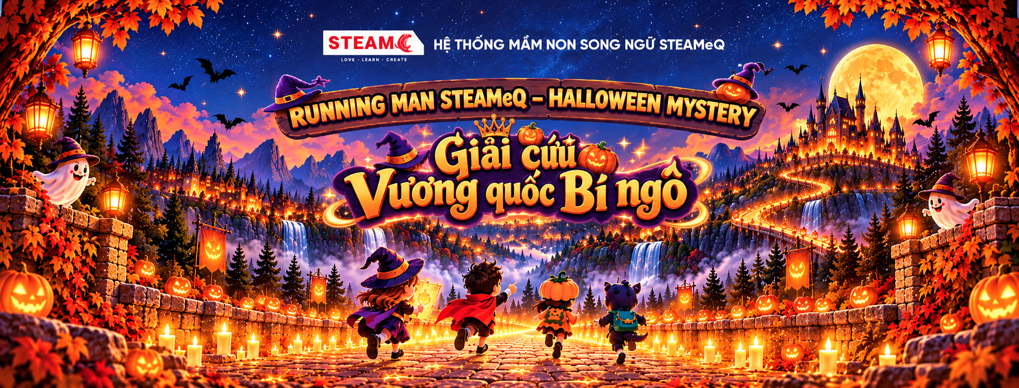 Running Toward the Pumpkin Kingdom